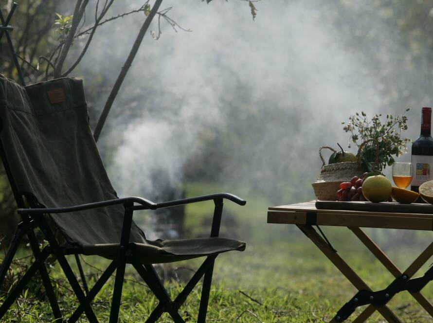Camper und Wein